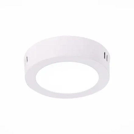 ST112.542.06 Светильник настенно-потолочный Белый LED 1*6W 4000K 370Lm Ra80 120° IP20 D110xH28 90-265V