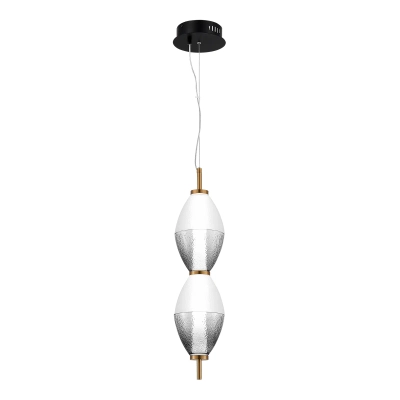 SL6130.403.15 Светильник подвесной ST-Luce Черный/Белый, Дымчатый LED 1*16W 3000K