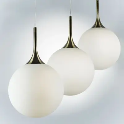 813031 Подвес GLOBO 1х40W E14 electroplating bronze/white Lightstar