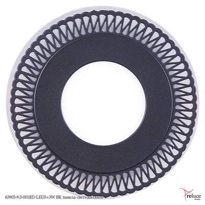 63903-9.0-001RD LED3+3W BK панель светодиодная