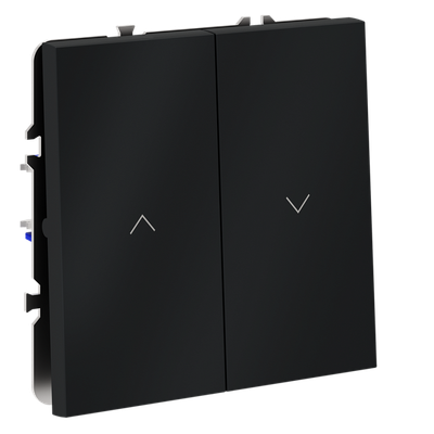 VLS020707 Выключатель встраиваемый VOLTUM S70 для жалюзи 10А, (графит). (ТМ Maytoni)