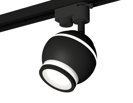 Комплект трекового светильника XT1102075 SBK/FR черный песок/белый матовый MR16 GU5.3 LED 3W 4200K (A2521, C1102, N7121)