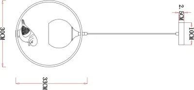 Подвесной светильник Arte Lamp GEMELLI A2150SP-1WG, 1хE27
