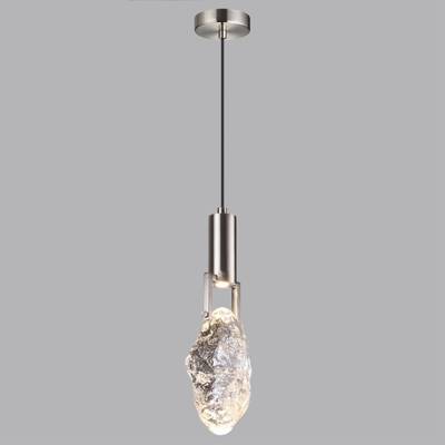 6696/5L MIDCENT ODL24 339 Подвесной светильник матовый никель/металл/стекло IP20 LED 5W 200Лм 3000K LIA