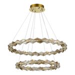 SL6009.203.02 Люстра подвесная ST-Luce Золотистый/Прозрачный,Янтарный LED 1*45W 3000K