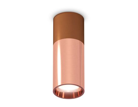 Комплект накладного светильника XS6326060 PPG/SCF золото розовое полированное/кофе песок MR16 GU5.3 (C6304, C6326, A2010, N6114)
