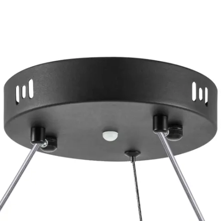 736417 Люстра ROTONDA 134W LED 5480LM 120G ЧЕРНЫЙ 3000-6000K