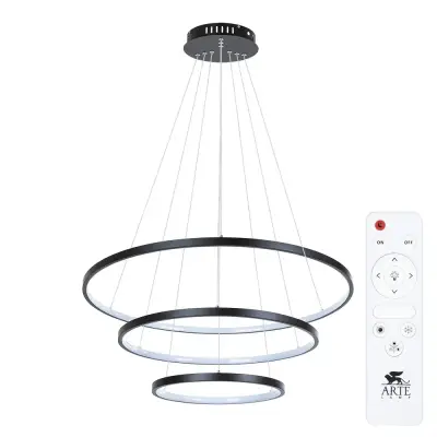 Подвесная люстра Arte Lamp FRODO A2197SP-3BK, 1хLED