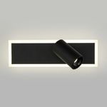 Настенный светодиодный светильник с USB и Type-C 20127/1 LED черный