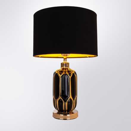 Декоративная настольная лампа Arte Lamp REVATI A4016LT-1BK, 1хE27