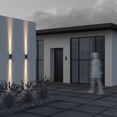 Настенный светильник (бра) Shell 3000K 8Вт IP 54, O570WL-L10B3K. TM Maytoni