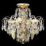 Светильник потолочный Crystal Lux ESMIRALDA PL4 GOLD 0523/104