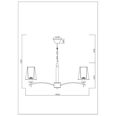 Подвесная люстра Arte Lamp KENSINGTON A4098LM-8CC, 8хE14