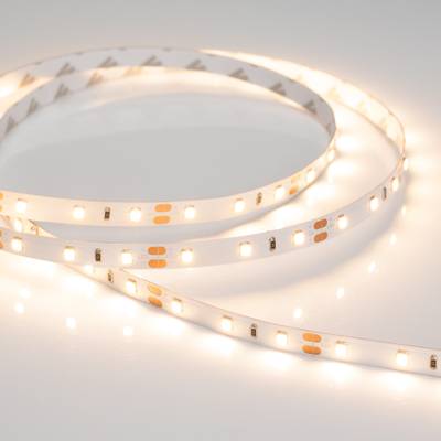 Светодиодная лента RT-A60-8mm 12V Warm2700 (7.2 W/m, IP20, 2835, 5m) (Arlight, Открытый)