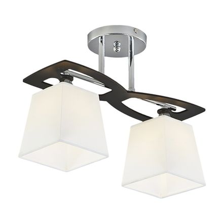 Потолочный светильник Escada 1116/2PL E27*60W Chrome/Black/White