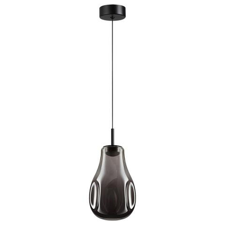 5098/4LC PENDANT ODL25 365 черный/дымчатый/металл/стекло Подвес LED 4W 4000K 388Лм NAVE