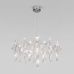 Подвесной светодиодный светильник с фигурным хрусталем 443/1