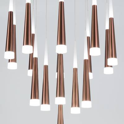 Citilux Вегас CL227163 LED Люстра каскадная Коричневая