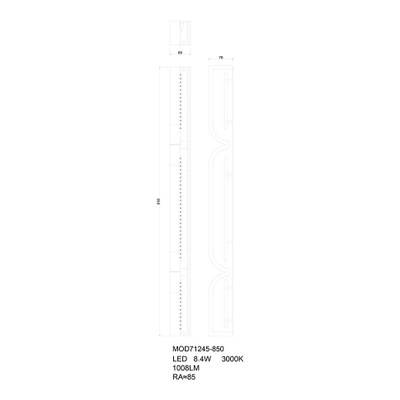 Бра Magnifico FL1195-8W, LED