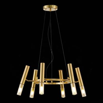 SL1236.203.06 Люстра подвесная ST-Luce Золотистый/Коньячный, Золотистый G9 6*5W