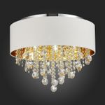 SL1350.502.06 Светильник потолочный ST-Luce Хром/Белый, Золотистый, Прозрачный E14 6*40W