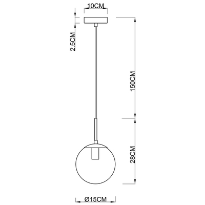 Подвесной светильник Arte Lamp VOLARE A1565SP-1CC, 1хE14