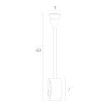 Бра Arte Lamp TWIST A7603AP-1BK, LED