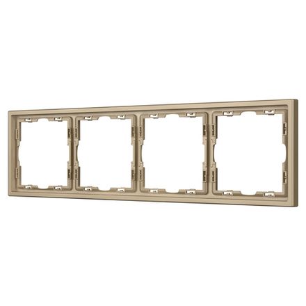 Рамка пластиковая FRM-NOBE-SFPL-4-GD (Arlight, -)