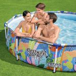 Бассейн каркасный круглый 305*66 см, 4062 л, Steel Pro 56985 Bestway