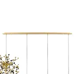 L4PL721132 Подвес четверной линейный EXTRA 4x3x5W(led) G9  (721132 - 4 + 572142 -1) ЗОЛОТО Lightstar