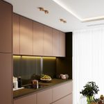 4284/7CL HIGHTECH ODL22 401 золотистый/металл Потолочный светильник IP20 LED 7W 781Лм 3000K BENE