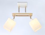 Светильник подвесной TR9501/2 WH/FGD/FR белый/золото/белый матовый E27/2 max 40W 510*100*270