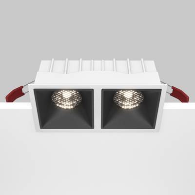 Встраиваемый светильник Alfa LED 4000K 2x15Вт 36° DL043-02-15W4K-SQ-WB. TM Maytoni