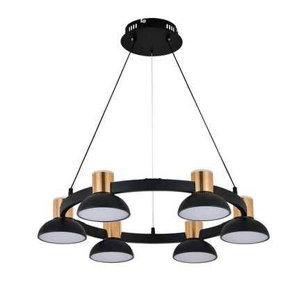 Подвесной светильник Indigo 11059/6P Black, 1хLED