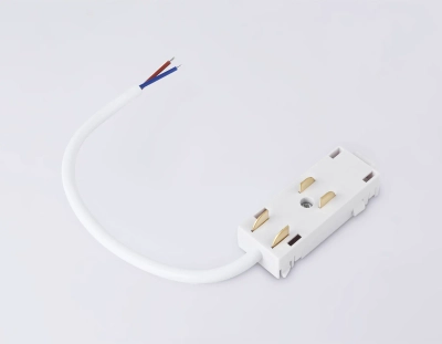 Ввод питания для шинопровода Magnetic 220V GL1101 WH белый IP20 200*28.5*18
