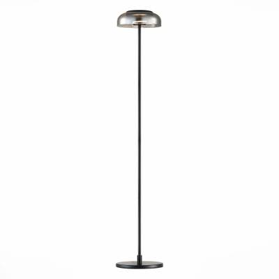 SL6002.405.01 Торшер ST-Luce Черный/Дымчатый LED 1*7W 4000K