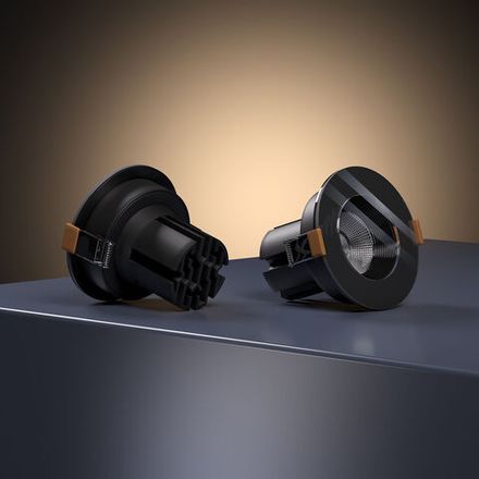 Cветильник встраиваемый светодиодный Artis 7W 4000 черный 25096/LED
