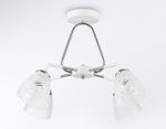 Светильник подвесной TR303291/4 WH/CH/FR белый/хром/белый матовый E27*4 max 60W D590*380