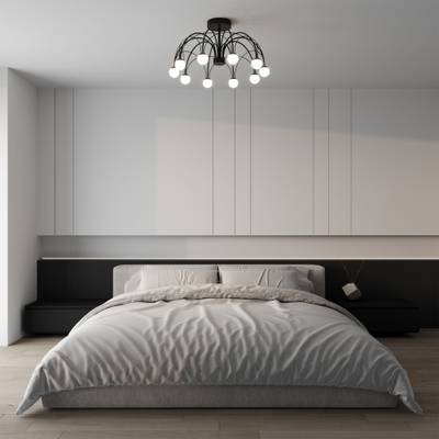 Потолочный светодиодный светильник Ragno 90035/10  LED черный