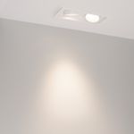 Светильник MS-VORTEX-BUILT-S210x117-2x20W Day4000 (WH-WH, 40 deg, 230V) (Arlight, IP20 Металл, 5 лет)