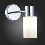 SLE1139-101-01 Бра Хром/Белый E14 1*60W