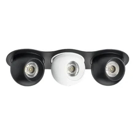 i637726272 Светильник INTERO LED 9W*3 850LM*3 24G ЧЕРНЫЙ/БЕЛЫЙ 3000K (217637+217072+217062+217072)