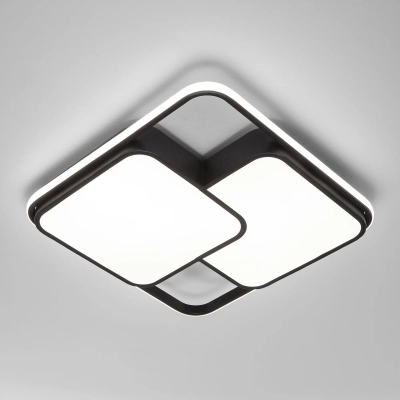 Потолочный светодиодный светильник 90253/1 черный, LED