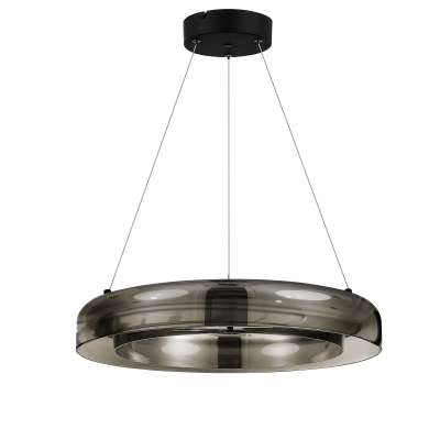 SL6019.333.01 Светильник подвесной ST-Luce Черный/Дымчатый, Белый LED 1*36W 3000K