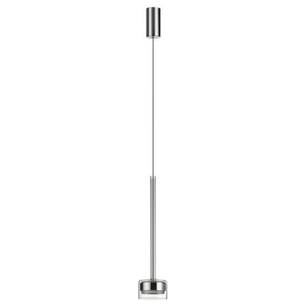 7151/10L HIGHTECH ODL26 347 светильник хром/ прозрачное стекло/металл IP20 LED 10W 3000K 220V LASLO