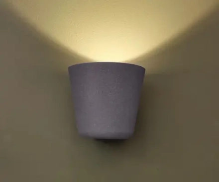 Настенный светильник уличный Векта серый w10*13 h9 Led 12w (3000K)