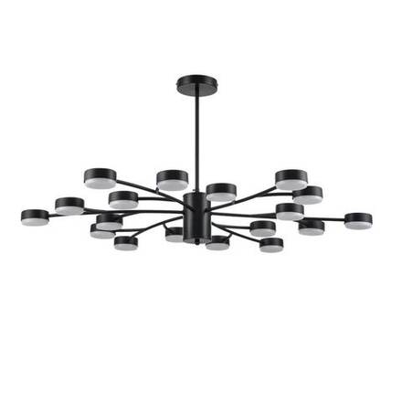 8117/18 COMFI LN26 235 черный, металл Люстра LED GX53 18*7W 220V TORINA