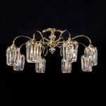 Citilux Синди CL330182 Люстра хрустальная Золото
