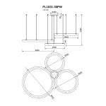 Подвесная люстра Modum FL1031-30PW, LED