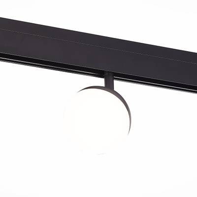 ST358.436.07 Магнитный трековый светильник Черный LED 1*7W 3000K 520Lm Ra&gt;80 120° IP20 L120xW90xH192 48V